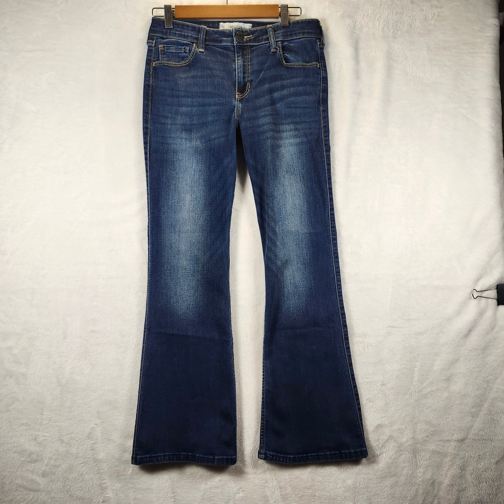 Dark Blue Women's Flare Jeans